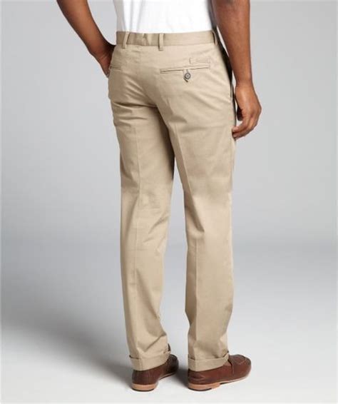 prada cinema khaki|Khaki Stretch Cotton Pants .